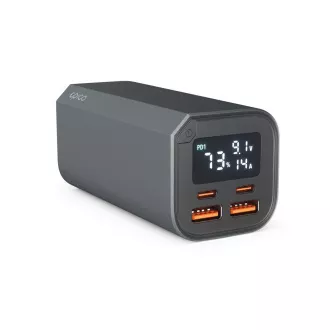 Epico Alu Power Banka PD 100W - 20 000mAh - šedá Epico Alu Power Banka PD 100W - 20 000mAh - šedá