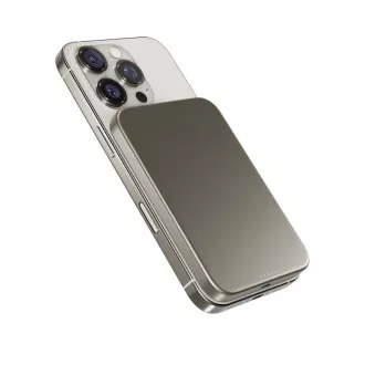 Epico Qi2 5000mAh Alu Mag+ PowerBanka EM51 -titan Epico Qi2 5000mAh Alu Mag+ PowerBanka EM51 -titan