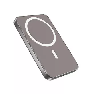 Epico 5000mAh Alu Mag+ powerbanka EM45 - titanová Epico 5000mAh Alu Mag+ powerbanka EM45 - titanová
