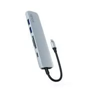Epico 6v1 hliníkový USB-C 8K hub - modrá