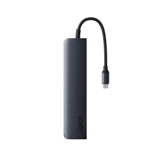 Epico 6v1 hliníkový USB-C 8K hub - inkoustová Epico 6v1 hliníkový USB-C 8K hub - inkoustová