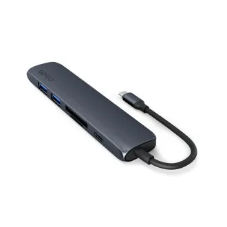 Epico 7v1 hliníkový USB-C 8K hub - inkoustová Epico 7v1 hliníkový USB-C 8K hub - inkoustová