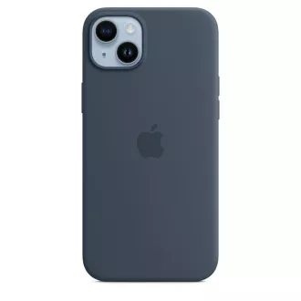 iPhone 14+ Silicone Case with MS - Storm Blue iPhone 14+ Silicone Case with MS - Storm Blue