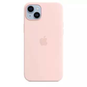 iPhone 14+ Silicone Case with MS - Chalk Pink iPhone 14+ Silicone Case with MS - Chalk Pink