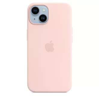 iPhone 14 Silicone Case with MagSafe - Chalk Pink iPhone 14 Silicone Case with MagSafe - Chalk Pink