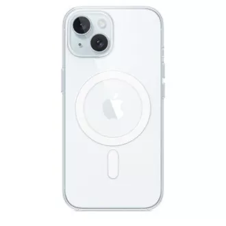 iPhone 15 + Clear Case with MagSafe iPhone 15 + Clear Case with MagSafe