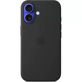 iPhone 16 Silicone Case with MS - Black iPhone 16 Silicone Case with MS - Black
