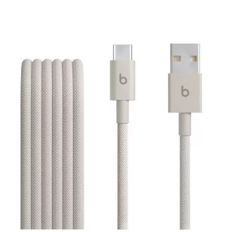 Beats USB-A / USB-C Woven Cable (1.5m)-Surge Stone Beats USB-A / USB-C Woven Cable (1.5m)-Surge Stone