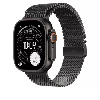 Watch Acc/49/Black Titanium Milanese Loop - S Watch Acc/49/Black Titanium Milanese Loop - S