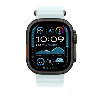 Watch Acc/49/Ice Blue Ocean Band Ext -Black Titan Watch Acc/49/Ice Blue Ocean Band Ext -Black Titan
