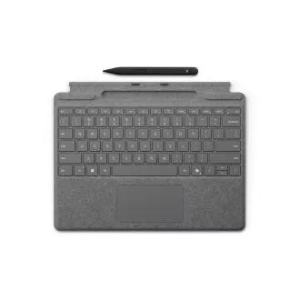 Microsoft Surface Pro Keyboard + Slim Pen 2 Bundle (Platinum), Commercial, ENG