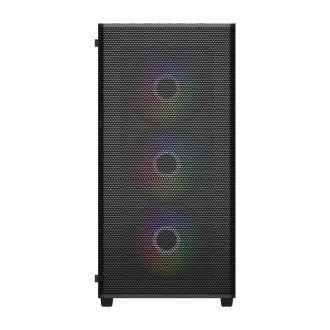 FSP M220/Midi Tower/Transpar./Černá