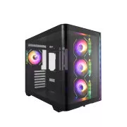 FSP M580-BP/Midi Tower/Transpar./Černá