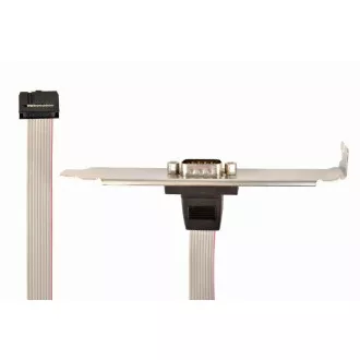 Gembird DB9 serial port receptacle on bracket Gembird DB9 serial port receptacle on bracket