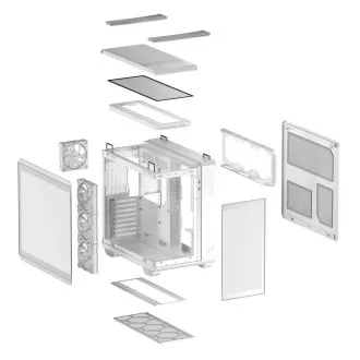 ASUS case GT502 HORIZON WHITE,ARGB, TEMPERED GLASS ASUS case GT502 HORIZON WHITE,ARGB, TEMPERED GLASS
