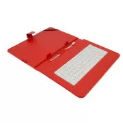 AIREN AiTab Leather Case 4 with USB Keyboard 10" RED (CZ/SK/DE/UK/US.. layout)