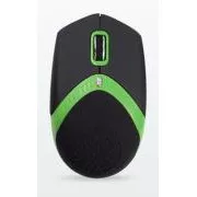 AMEI AM-M101G/Ergonomická/Optická/1 600 DPI/Drátová USB/Černá-zelená