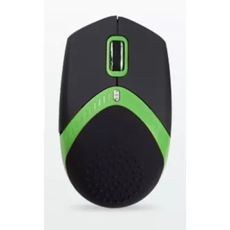 AMEI AM-M101G/Ergonomická/Optická/1 600 DPI/Drátová USB/Černá-zelená AMEI AM-M101G/Ergonomická/Optická/1 600 DPI/Drátová USB/Černá-zelená