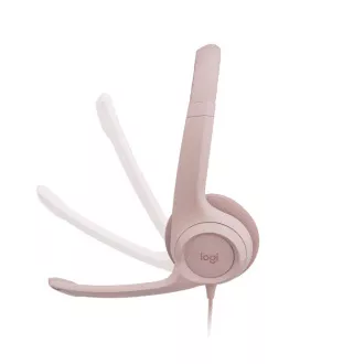 Náhl. sada Logitech Stereo USB Headset H390,růžová Náhl. sada Logitech Stereo USB Headset H390,růžová