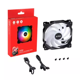 Adata XPG Vento 120mm fan ARGB černý PWM Adata XPG Vento 120mm fan ARGB černý PWM