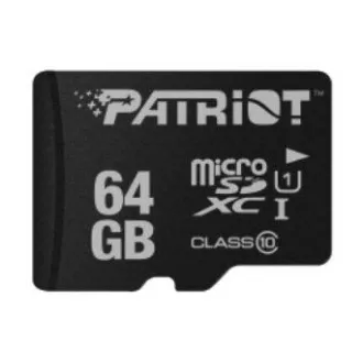 Patriot/micro SDXC/64GB/UHS-I U1 / Class 10 Patriot/micro SDXC/64GB/UHS-I U1 / Class 10