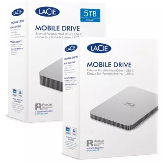 LaCie Mobile/5TB/HDD/Externí/2.5"/SATA/Šedá/3R LaCie Mobile/5TB/HDD/Externí/2.5"/SATA/Šedá/3R