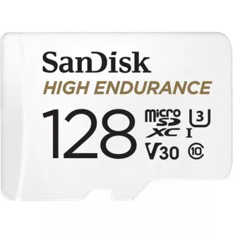 SanDisk High Endurance microSDXC 128GB + adaptér SanDisk High Endurance microSDXC 128GB + adaptér