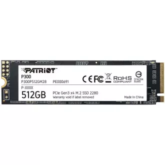 PATRIOT P300/512GB/SSD/M.2 NVMe/5R PATRIOT P300/512GB/SSD/M.2 NVMe/5R