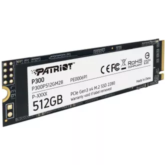 PATRIOT P300/512GB/SSD/M.2 NVMe/5R PATRIOT P300/512GB/SSD/M.2 NVMe/5R