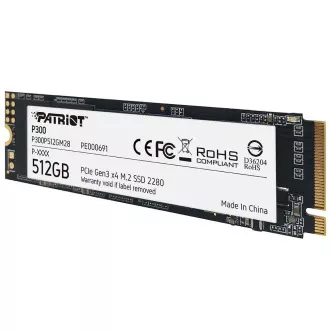 PATRIOT P300/512GB/SSD/M.2 NVMe/5R PATRIOT P300/512GB/SSD/M.2 NVMe/5R