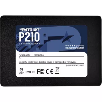 PATRIOT P210/2TB/SSD/2.5"/SATA/3R PATRIOT P210/2TB/SSD/2.5"/SATA/3R