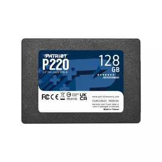 PATRIOT P220/128GB/SSD/2.5"/SATA/3R PATRIOT P220/128GB/SSD/2.5"/SATA/3R