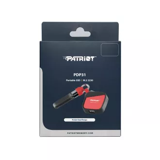 Patriot PDP31/2TB/SSD/Externí/0/Červená/3R Patriot PDP31/2TB/SSD/Externí/0/Červená/3R
