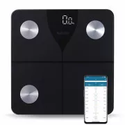 Salente SlimFit, chytrá osobní diagnostická fitness váha, Bluetooth, černá