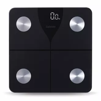 Salente SlimFit, chytrá osobní diagnostická fitness váha, Bluetooth, černá Salente SlimFit, chytrá osobní diagnostická fitness váha, Bluetooth, černá