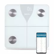 Salente SlimFit, chytrá osobní diagnostická fitness váha, Bluetooth, bílá