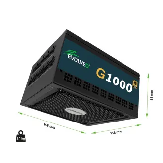 EVOLVEO G1000/1000W/ATX 3.0/80PLUS Gold/Modular EVOLVEO G1000/1000W/ATX 3.0/80PLUS Gold/Modular