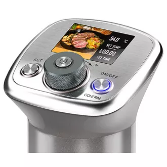 Salente ChefMax, Sous Vide vařič s barevným displejem, nerez Salente ChefMax, Sous Vide vařič s barevným displejem, nerez
