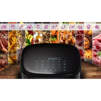 Salente AirFit, horkovzdušná fritéza 4v1, 3,5 l, černá Salente AirFit, horkovzdušná fritéza 4v1, 3,5 l, černá