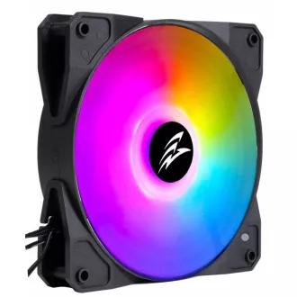EVOLVEO 12FMB, ventilátor, 120mm, 4pin molex, ARGB, master, černý