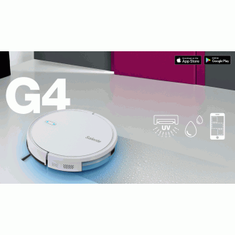 Salente G4, robotický vysavač, stírání vodou, UVC sterilizace, bílý Salente G4, robotický vysavač, stírání vodou, UVC sterilizace, bílý