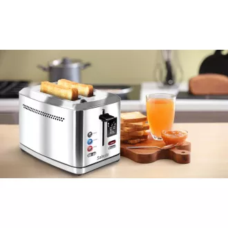 Salente ToastMax topinkovač s digitálním displejem, nerez Salente ToastMax topinkovač s digitálním displejem, nerez
