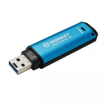 Kingston Ironkey Vault Privacy 50/512GB/USB 3.2/USB-A/Modrá Kingston Ironkey Vault Privacy 50/512GB/USB 3.2/USB-A/Modrá
