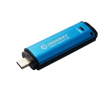 Kingston Ironkey Vault Privacy 50C/128GB/USB 3.2/USB-C/Modrá Kingston Ironkey Vault Privacy 50C/128GB/USB 3.2/USB-C/Modrá