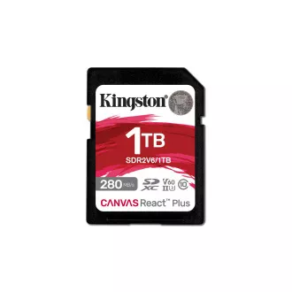 Kingston Canvas React Plus/SDXC/1TB/UHS-II U3 / Class 10 Kingston Canvas React Plus/SDXC/1TB/UHS-II U3 / Class 10