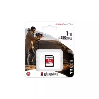 Kingston Canvas React Plus/SDXC/1TB/UHS-II U3 / Class 10 Kingston Canvas React Plus/SDXC/1TB/UHS-II U3 / Class 10
