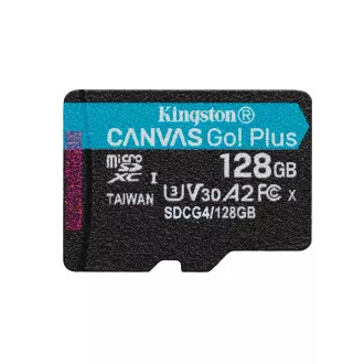 Kingston Canvas Go Plus A2/Micro SDXC/128GB/UHS-I U3 / Class 10 Kingston Canvas Go Plus A2/Micro SDXC/128GB/UHS-I U3 / Class 10