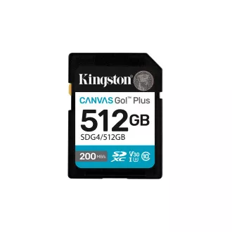 Kingston Canvas Go Plus/SDXC/512GB/UHS-I U3 / Class 10 Kingston Canvas Go Plus/SDXC/512GB/UHS-I U3 / Class 10