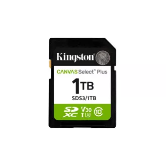 Kingston Canvas Select Plus/SDXC/1TB/UHS-I U3 / Class 10 Kingston Canvas Select Plus/SDXC/1TB/UHS-I U3 / Class 10