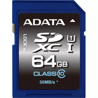 ADATA/SDXC/64GB/UHS-I U1 / Class 10 ADATA/SDXC/64GB/UHS-I U1 / Class 10